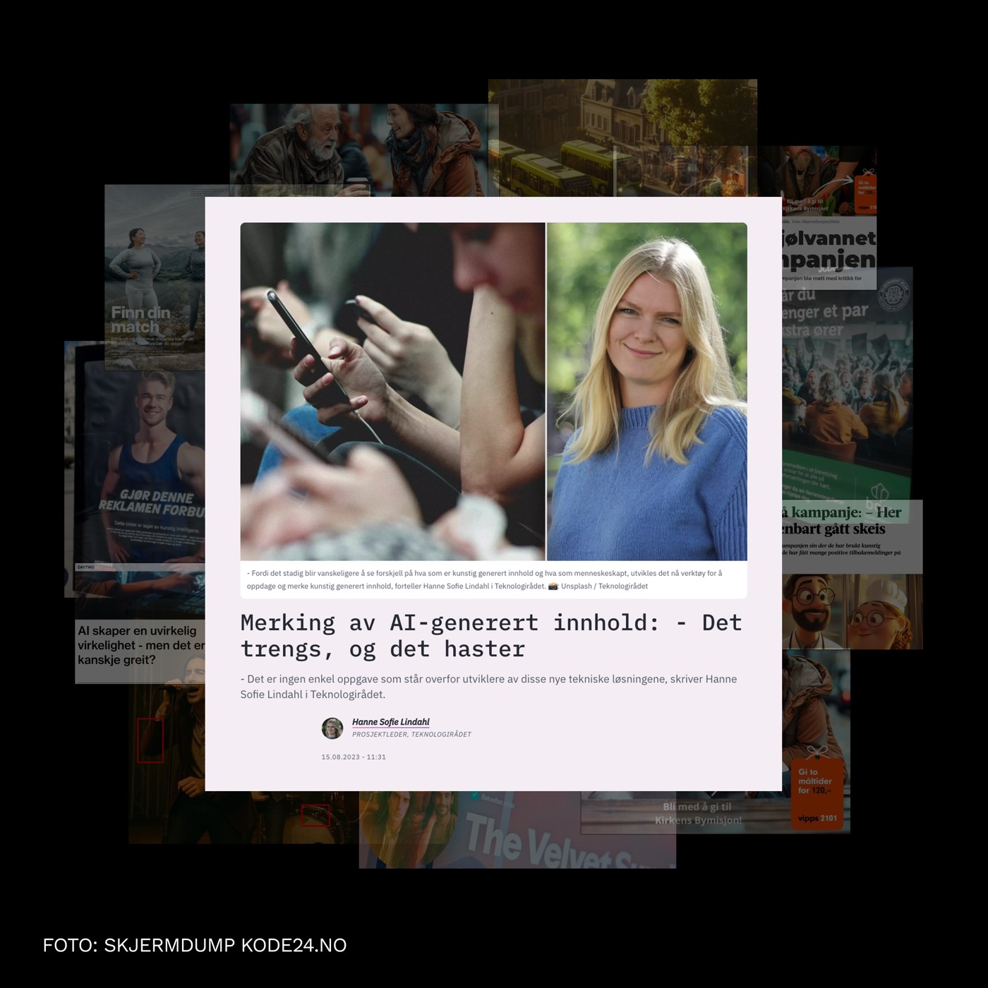 KI-merket: omtale i Kode24